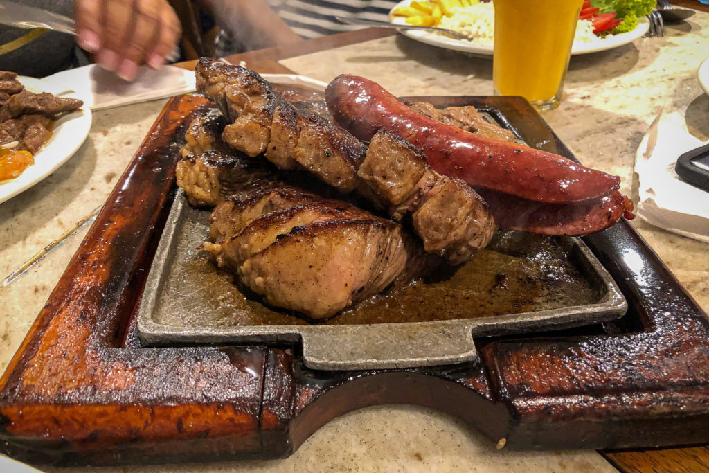 Picanha and sausage